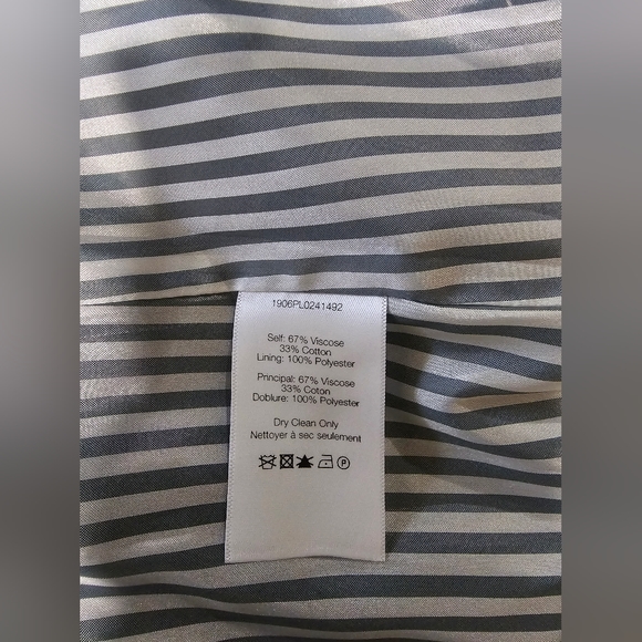 RARE! VERONICA BEARD Blue Black Plaid Cotton Blend Blazer Jacket Coat Si… - Picture 9 of 9